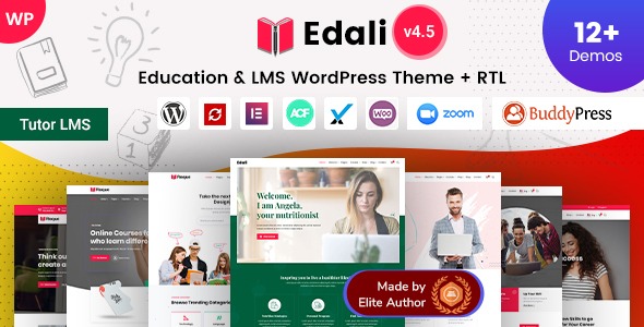 Edali (v4.3) 教育LMS和在线课程WordPress主题