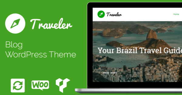 VisualModo Traveler WordPress Theme (v3.0.6) - 旅行博客与旅游网站专业主题