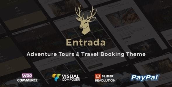 Entrada Tour Travel Booking WordPress Theme v5.7.7 - 旅游预订与冒险旅行WordPress主题