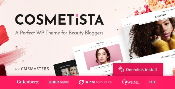 Cosmetista v1.1.2 Beauty & Makeup Theme - 美容化妆WordPress主题