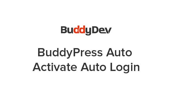 BuddyPress Auto Activate Auto Login v1.5.8 – 自动激活与登录插件