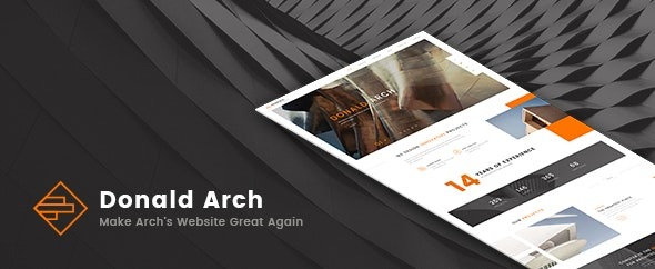 Donald Arch (v1.2.2) 创意建筑WordPress主题