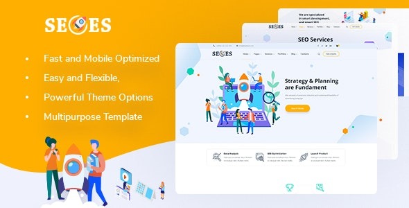 Seoes v1.0.8 营销机构WordPress主题 - 专业数字营销解决方案