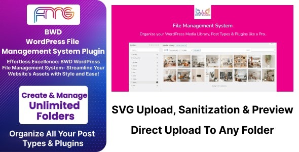 BWD WordPress File Management System v1.3 - 高效WordPress文件管理系统