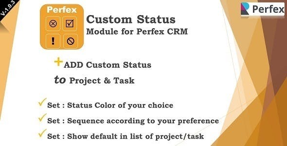 Add-on Statuses Module for Perfex CRM v1.0.5 - Perfex CRM状态模块扩展插件