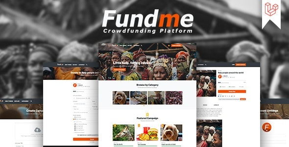 Fundme v5.5 Crowdfunding Platform - 专业众筹平台WordPress主题
