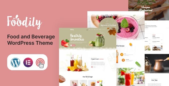 Foodily v1.2 餐饮美食 WordPress主题 - 专业餐饮行业网站模板