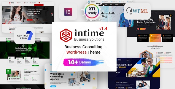 Intime v1.5.1 商业咨询WordPress主题 - 专业企业网站解决方案
