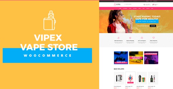 Vipex v1.03 Vape Store Theme - 专业电子烟商店WordPress主题