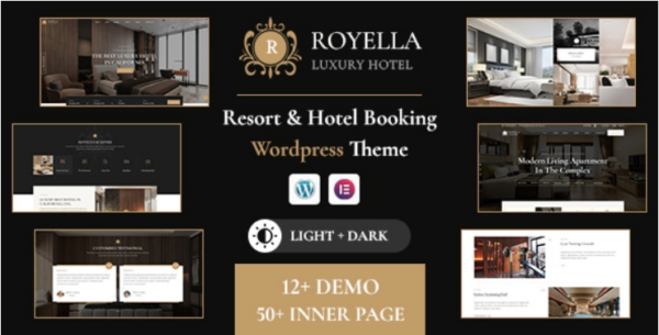 Royella v1.0.0 度假村与酒店预订多功能WordPress主题