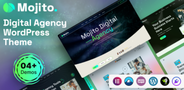 Mojito v1.0.0 Digital Agency WordPress Theme - 数字机构WordPress主题