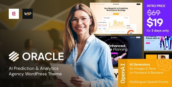 Oracle v1.0.0 AI预测与分析机构WordPress主题