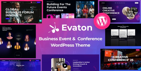 Evaton v1.0.0 活动会议与聚会WordPress主题