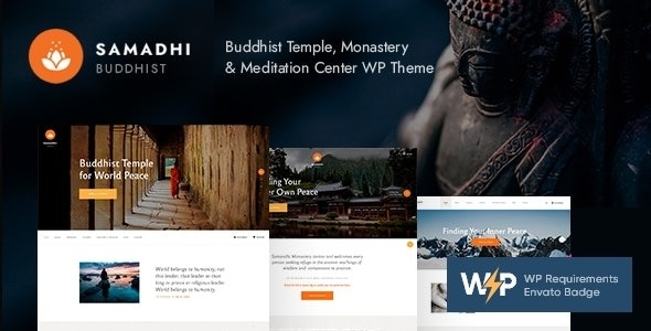 Samadhi v1.0.12 Oriental Buddhist Temple WordPress Theme - 东方佛教寺庙WordPress主题