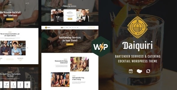 Daiquiri v1.2.3 调酒师服务与餐饮WordPress主题