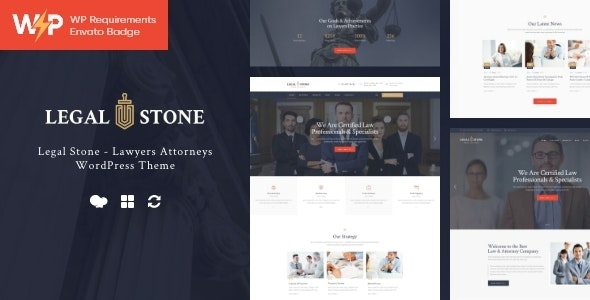 Legal Stone v1.2.10 律师与法律顾问WordPress主题