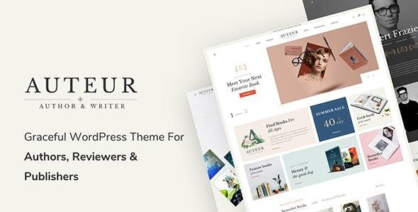 Auteur (v7.4) WordPress主题 - 专为作者和出版商设计的专业主题