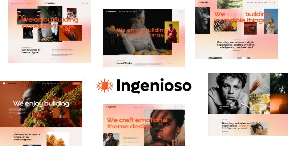 Ingenioso v1.9.0 创意WordPress主题 - 创新设计与多功能性
