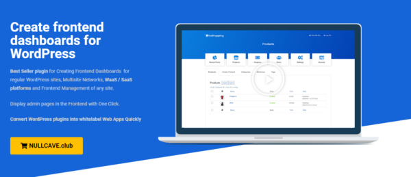 WP Frontend Admin (Premium) v1.22.5 - WordPress前端管理高级插件