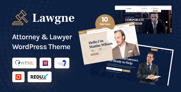 Lawgne (v1.0.8) 法律与律师WordPress主题