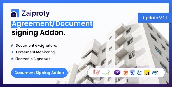 Zaiproty v2.3 Agreement/Document signing Addon - WordPress协议/文档签署插件
