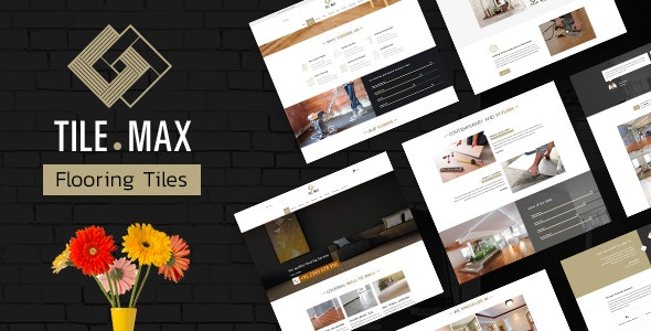 TileMax v3.5 Flooring, Tiling WordPress主题 - 专业地板和瓷砖展示网站模板
