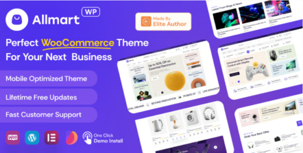 Allmart v1.0.0 电子与数码设备 WordPress 主题 - 终极电子商店解决方案