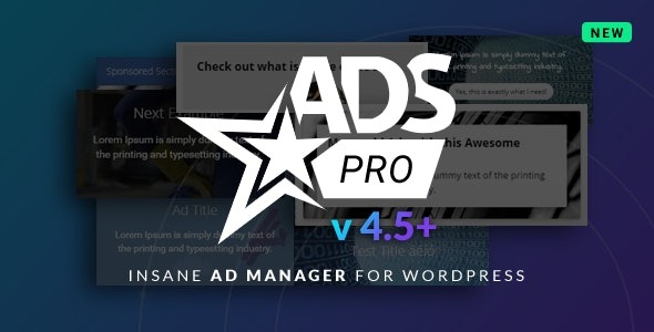 Ads Pro Plugin v4.89 多功能WordPress广告管理器 - 专业广告管理解决方案