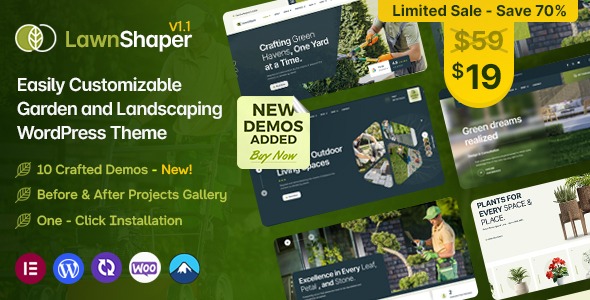 Lawnshaper v1.2.1 园艺与景观美化 WordPress 主题