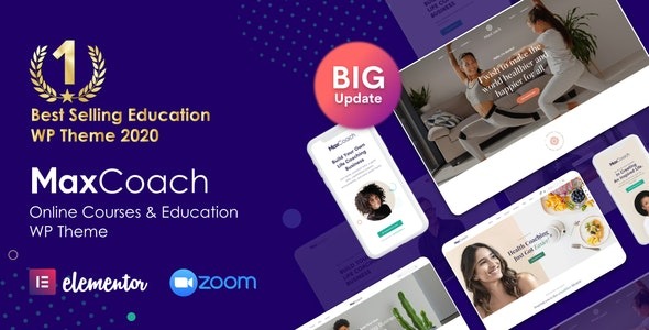 MaxCoach (v3.1.3) 在线课程教育WordPress主题