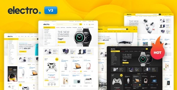 Electro (v3.5.7) 电子产品商店WooCommerce主题 - 专业电子商城解决方案