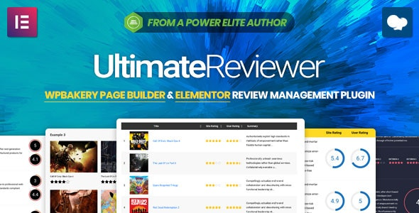 Ultimate Reviewer (v2.21.1) Elementor & WPBakery Page Builder 增强插件