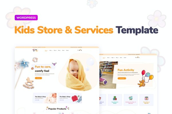 JoyToy – 儿童商店Elementor模板套件 | 专为孩子打造的电商主题