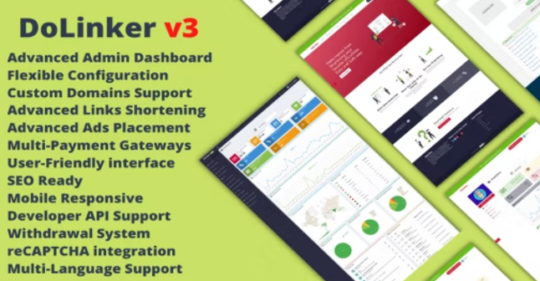 DoLinker v3.1.1 Ultimate URL Shortener Platform - 终极网址缩短平台