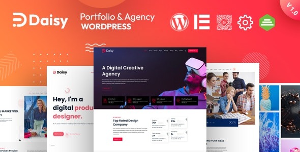 Daisy v1.1 Creative Agency WordPress Theme - 创意机构WordPress主题