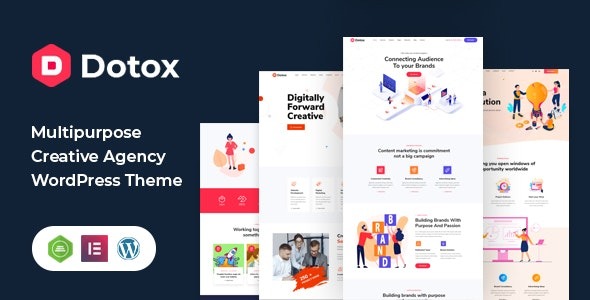 Dotox v.1.4 多功能创意机构WordPress主题