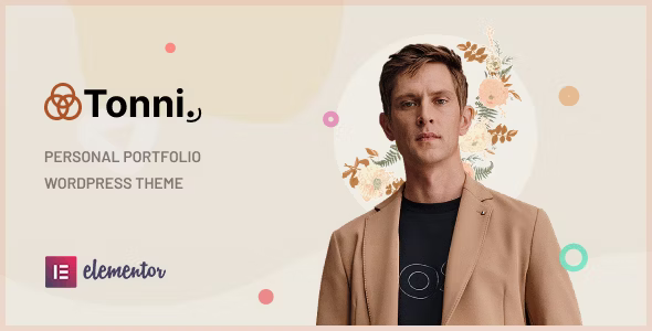 Tonni v1.0 Personal Portfolio WordPress Theme - 个人作品集WordPress主题