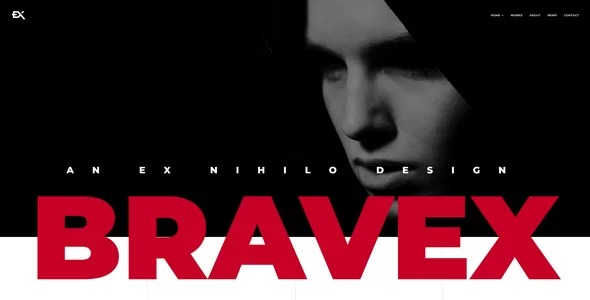 Bravex v1.0 创意作品集WordPress主题 - 专业设计与展示