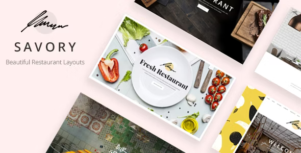 Savory v2.3 Restaurant Theme - 精美餐厅WordPress主题