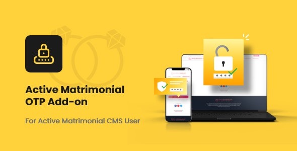 Active Matrimonial OTP add-on v1.4 - 婚姻网站OTP验证插件