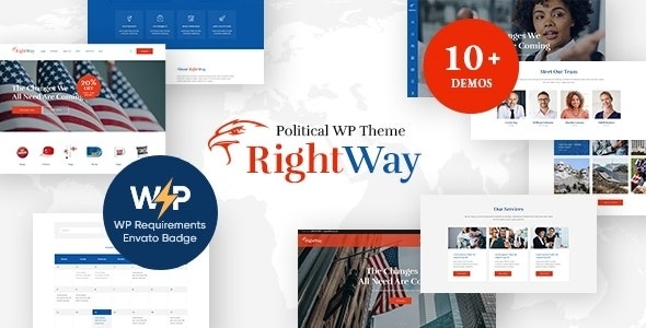Right Way v4.0.8 选举活动和政治候选人WordPress主题