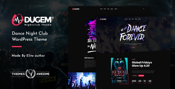 Dugem v1.8 Dance Night Club WordPress Theme - 夜店舞蹈俱乐部WordPress主题