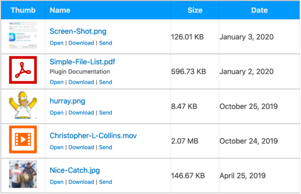 Simple File List Pro v6.1.10 - WordPress文件列表管理插件