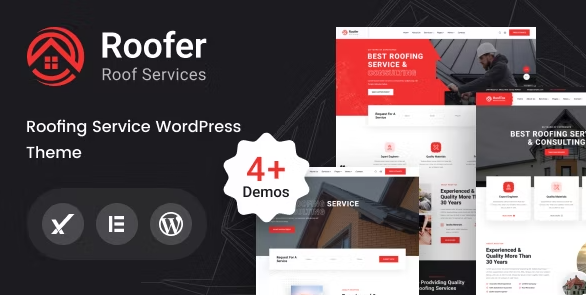 Roofer v1.0.0 屋顶服务WordPress主题 + RTL支持