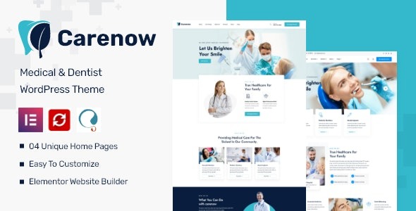 Carenow (v1.1.5) 医疗与牙科诊所WordPress主题