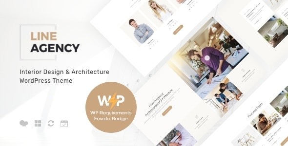 Line Agency (v1.2.6) 室内设计与建筑WordPress主题