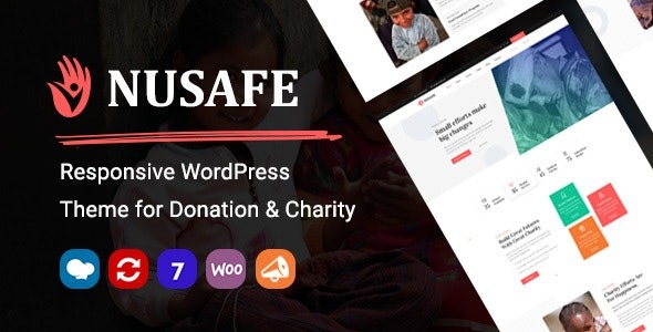 Nusafe (v1.22) 响应式WordPress捐赠与慈善主题