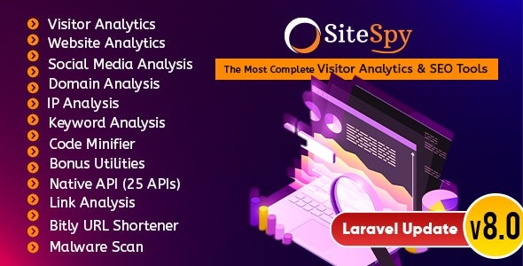 SiteSpy v8.4 最完整的访客分析与SEO工具