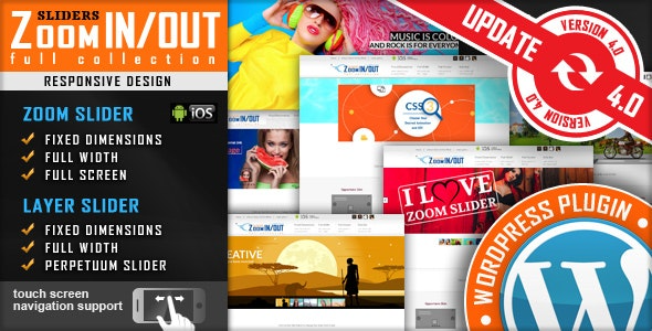 Responsive Zoom InOut Slider (v5.4.4) WordPress插件 - 响应式缩放滑块插件