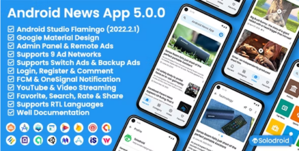Android News App v5.2.0 - 安卓新闻应用WordPress主题插件